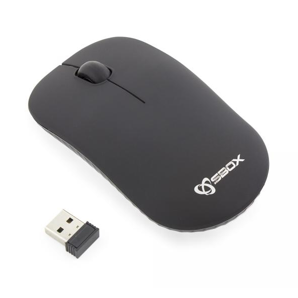 Sbox Mouse Wireless1200 DPI Black  WM-384 45506617