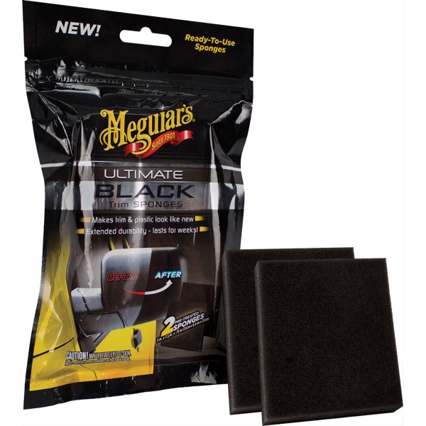 Meguiar's Set 2 Buc Bureti Aplicare Plastic Exterior Ultimate Black Trim Sponges G15800