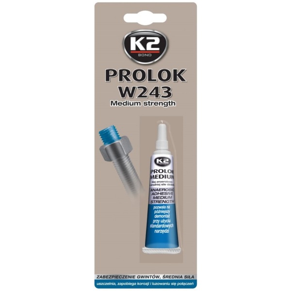 K2 Solutie Blocat Suruburi Albastru Prolock Medium 6ML B150