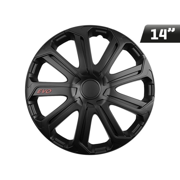 Capac Roată Evo Negru 14" 1 Buc  Versaco KV0566