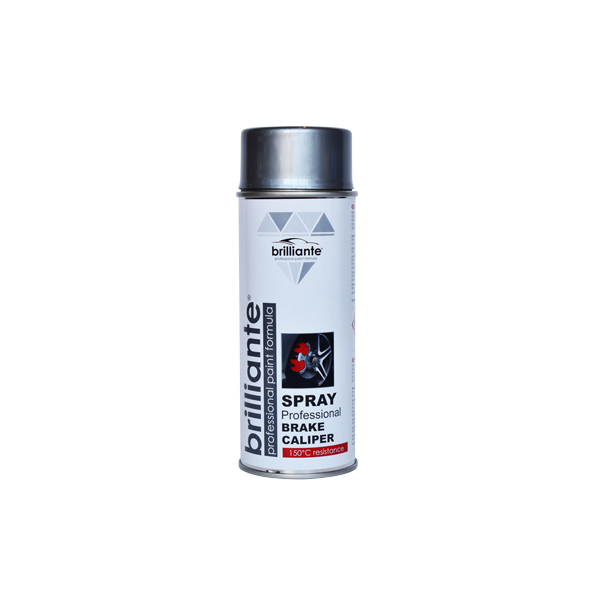 Vopsea Spray Argintiu Pentru Etriere Frane (ral 9006) 400ml Brilliante  10295