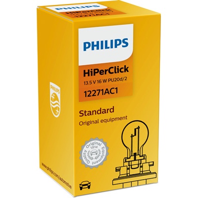 Bec Semnalizare 12v Pcy16w Hiper Vision Philips (cutie)  12271AC1