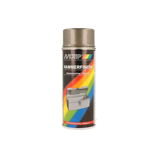 Spray Lac Cu Uscare Rapida (hammer Finish) Gri 400 Ml  Motip 383933