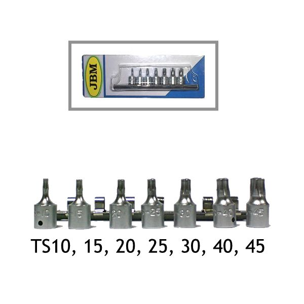 Set Capete Tubulare Ts 10. 15. 20. 25. 30. 40. 45 Jbm  51746