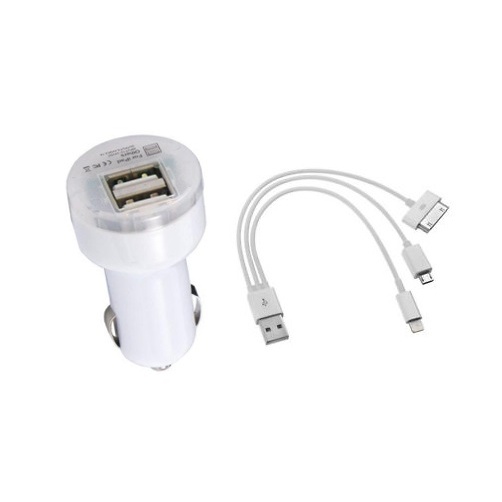 Incarcator Briheta Usb Art Alb Premium + Cabluri