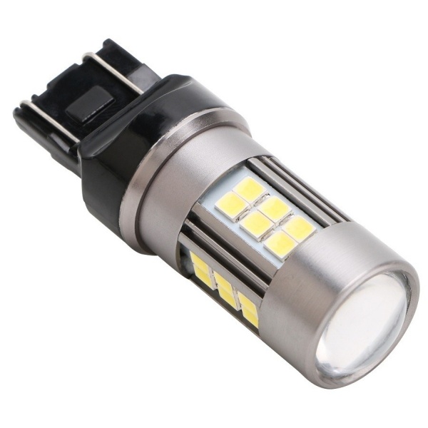 Led Auto Alb T20 7440 27 SMD 2835+Lupa 9-30V Cu O Singura Intensitate 737846