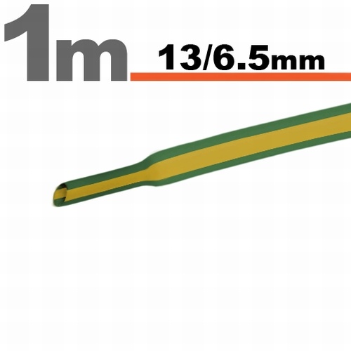 Tub termocontractibilGalben-verde • 13 / 6,5 mm 11024X