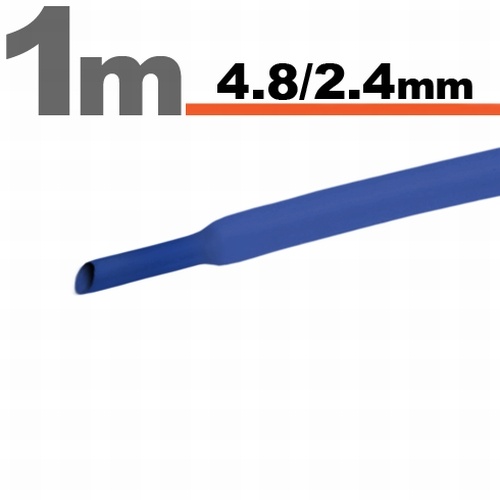 Tub Termocontractibil Albastru • 4,8 / 2,4 mm 11025K