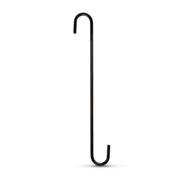 Cârlig pentru atârnat ghivece - negru - 30 x 4,5 cm 11565B