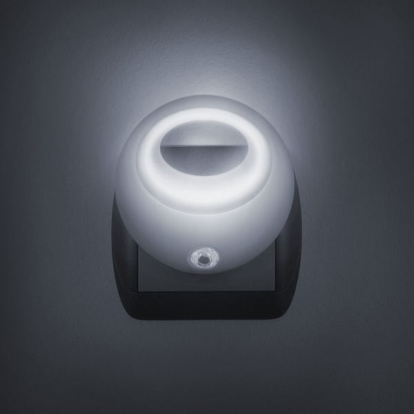 Lampa de veghe cu LED si senzor de lumina - alb 20275WH