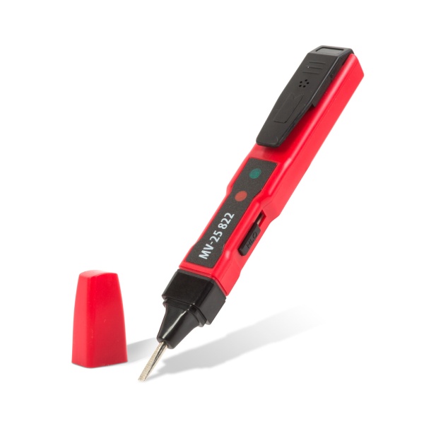 Creion de fază - cu funcție fără contact - cu feedback de lumină și sunet - 70-250 V AC - alimentat cu baterie 25822