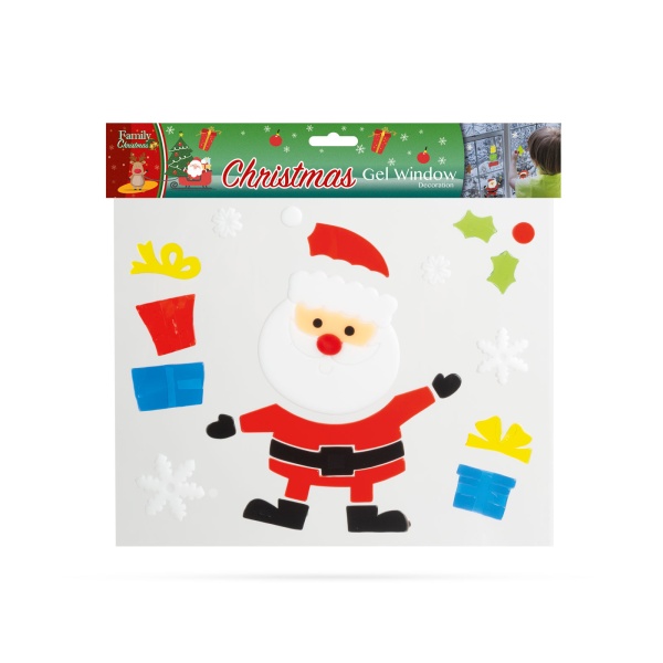 Decoraţie gel pt. geam - Crăciun - XXL, 5 buc. / pachet 55204X