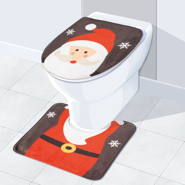 Capac de toaletă - model de Crăciun 58281A