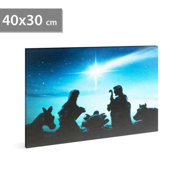 Tablou decorativ cu LED - 40 x 30 cm 58455