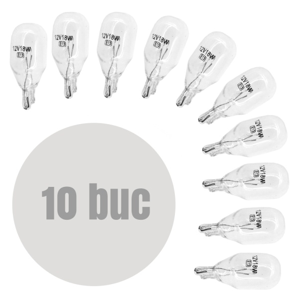 Set 10 Buc Bec Auto Carguard T15 12V 18W BAA016