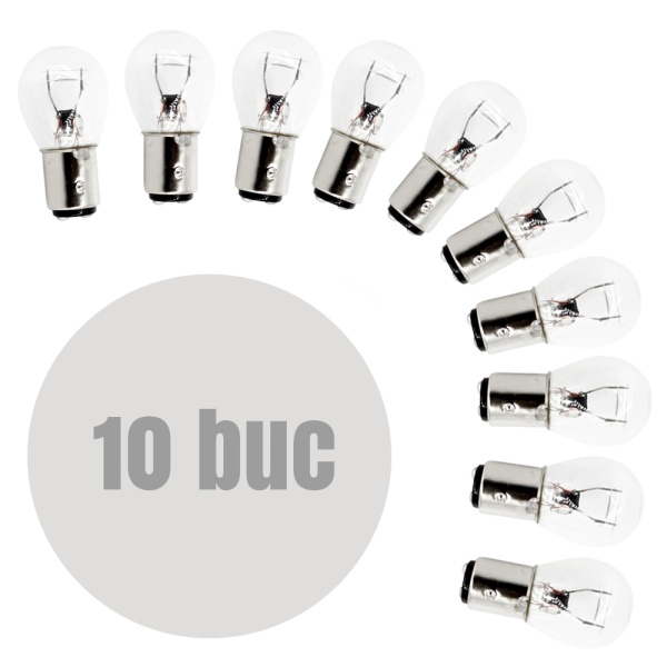 Bec auto P21/5W-  BAY15d  12V 21/5W - set de 10 - CARGUARD BAA024