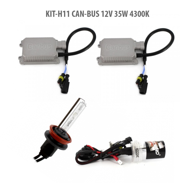 H11 CAN-BUS 12V 35W 4300K H11-KIT-CB-4.3