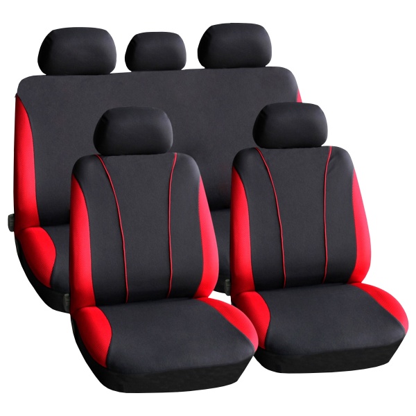 Huse universale pentru scaune auto - roșii - CARGUARD HSA002