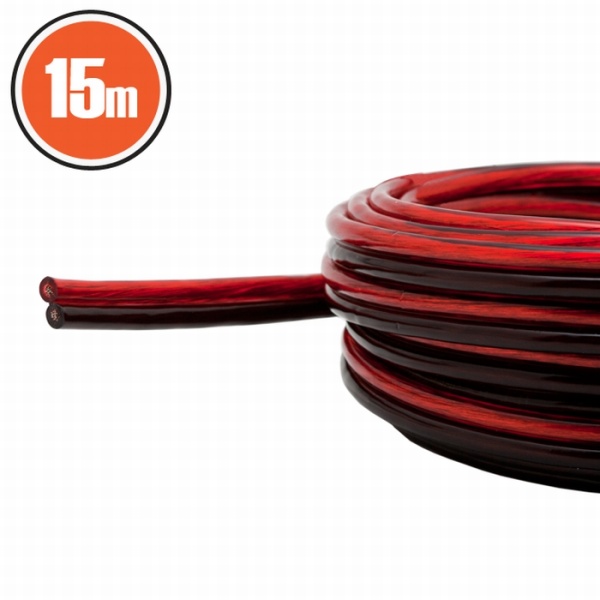 Cablu pt. difuzor 2x0,5mm² 15m NX20026x15