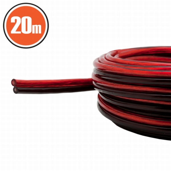 Cablu pt. difuzoar 2x0,5mm² 20m NX20026x20