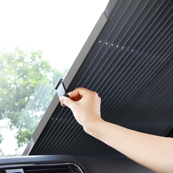 Parasolar auto retractabil 150 x 70cm - Carguard PAR001