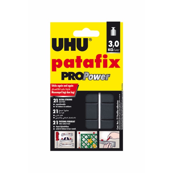 UHU Patafix PROPower - lipici din plastic - 21 buc / pachet U40790