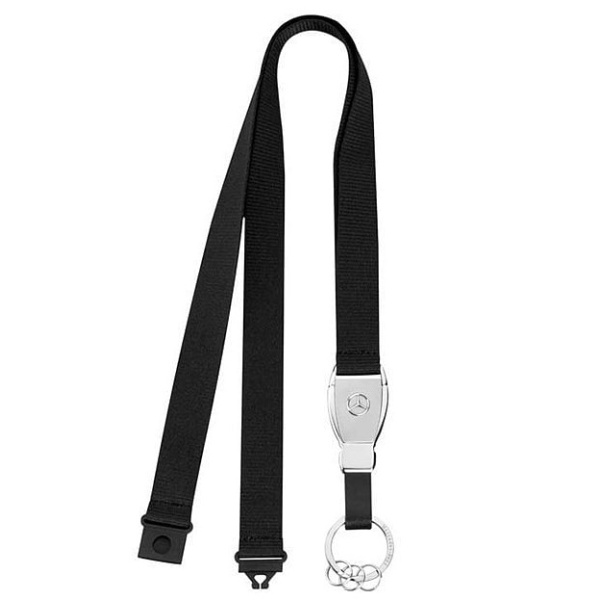 Breloc Snur Oe Mercedes-Benz Lanyard Negru B66953828