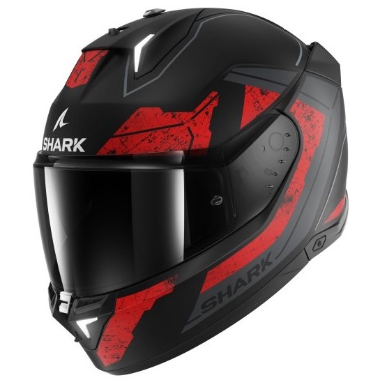 Casca Moto Shark Skwal i3 Rhad Mat Negru / Gri / Rosu / Matt Marimea L HE0821E-KUR-L