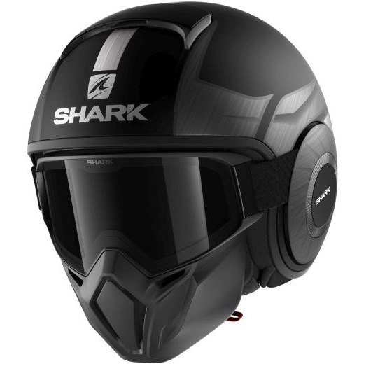 Casca Moto Shark Street-Dark Tribute RM Negru / Antracit / Matt Marimea XL HE3325E-KUS-XL