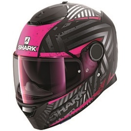 Casca Moto Shark Spartan 1.2 Kobark Matt Negru / Gri / Roz Marimea XXL HE3441E-KVV-XXL