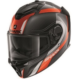 Casca Moto Shark Spartan GT Carbon Tracker Negru / Alb / Gri / Portocaliu Marimea S HE7007E-DAW-S