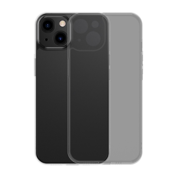 Husă De Protecție Din Sticlă Mată Baseus Pentru IPhone 13 Neagră (ARWS000301)  6932172601690