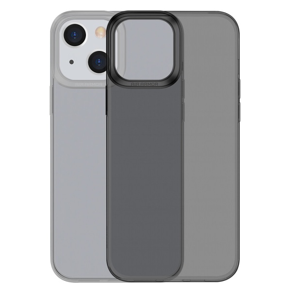 Husă Cu Gel Transparent Baseus Simple Series Case Pentru IPhone 13 Neagră (ARAJ000301) 