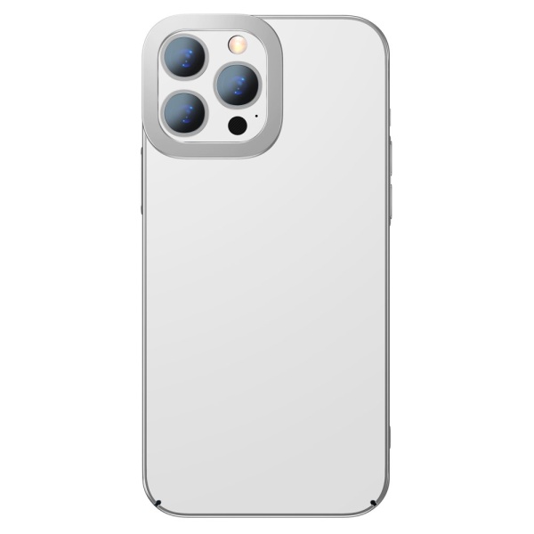 Husă Cu Sclipici Pentru PC Baseus Husă Transparentă Galvanizată Pentru IPhone 13 Pro Argintiu (ARMC000412) 