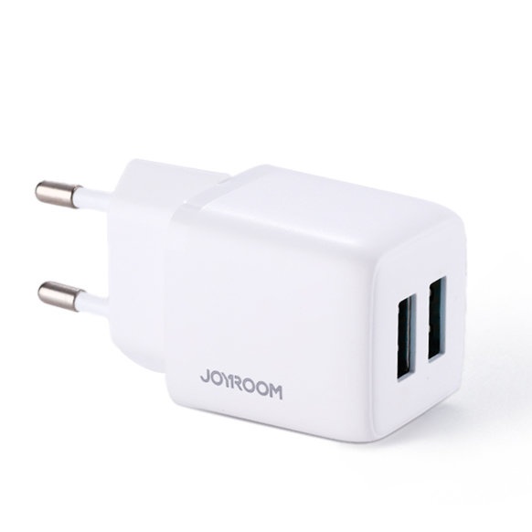 2x încărcător De Perete USB De La Joyroom Cu O Putere De Până La 12 W 2,4 A (L-2A121) 