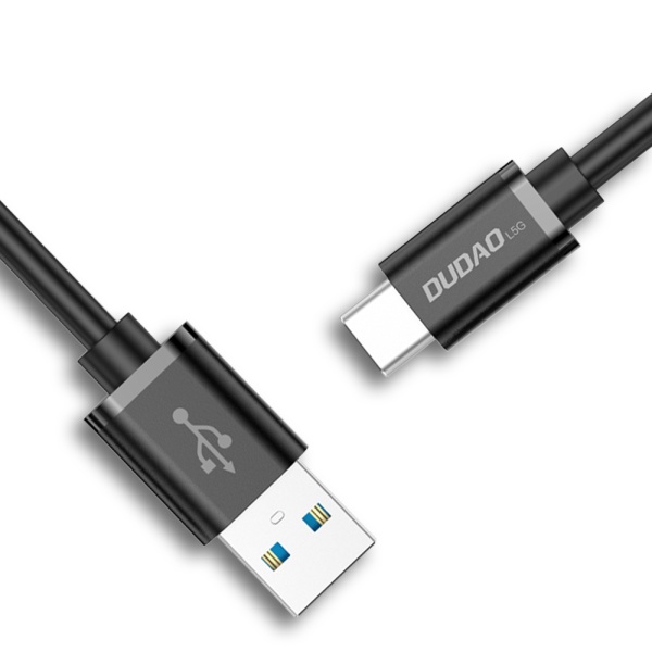 Cablu Dudao Cablu USB - USB Tip C Super Fast Charge 1 M Negru (L5G-Negru)  L5G-BLACK