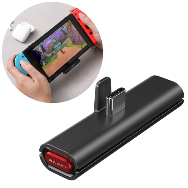 Transmițător Bluetooth Baseus GAMO BA05 USB Tip C Pentru Nintendo Switch Negru (NGBA05-01) 