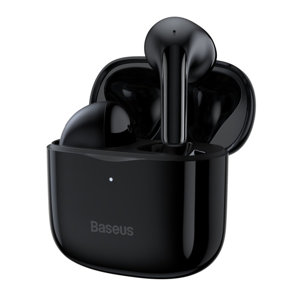 Căști Bluetooth 5.0 TWS Fără Fir Baseus E3, Căști Impermeabile IP64 Negru (NGTW080001) 