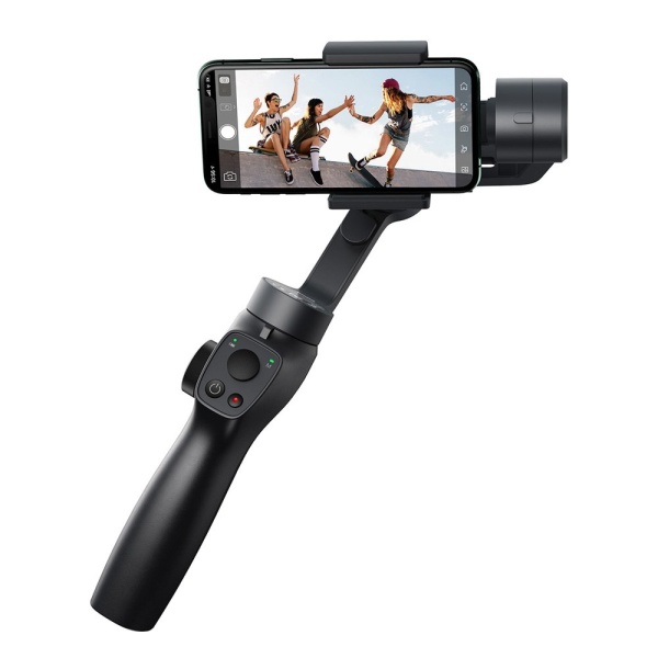 Stabilizator De Cardan Portabil Pentru Smartphone Cu 3 Axe Baseus Pentru Fotografii și înregistrare Video Compatibil Cu IOS Android Vlog Live YouTube TikTok Gri (SUYT-0G) 