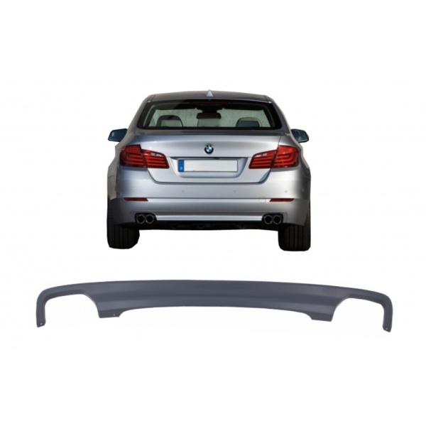 Difuzor de aer cu evacuare dubla compatibil cu BMW Seria 5 F10 F11 (2011-2017) 550I Design RDBMF10LCIDO