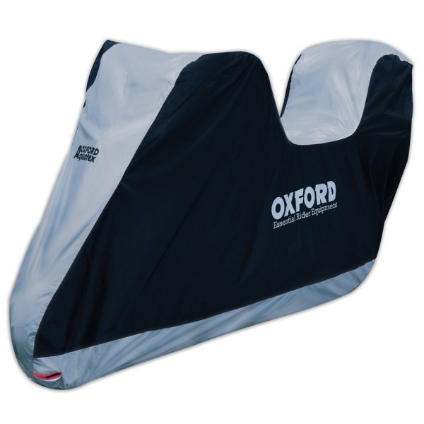 Husa Moto Exterior Oxford Aquatex New C Argintiu Marimea L Cu Locas Portbagaj CV205