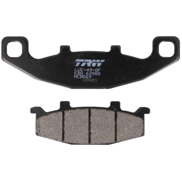 Set Placute Frana Moto Fata / Spate Trw MCB569