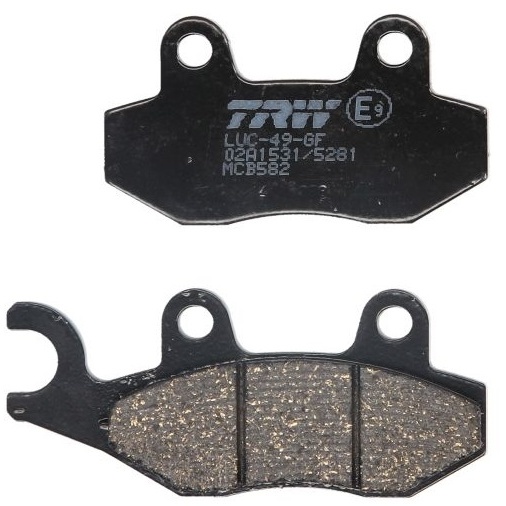 Set Placute Frana Moto Fata / Spate Trw MCB582