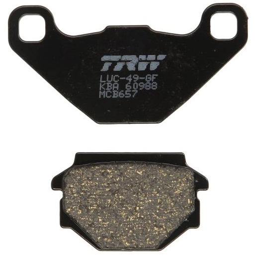 Set Placute Frana Moto Fata / Spate Trw MCB657