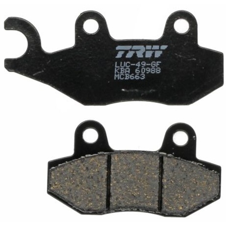 Set Placute Frana Moto Fata / Spate Trw MCB663