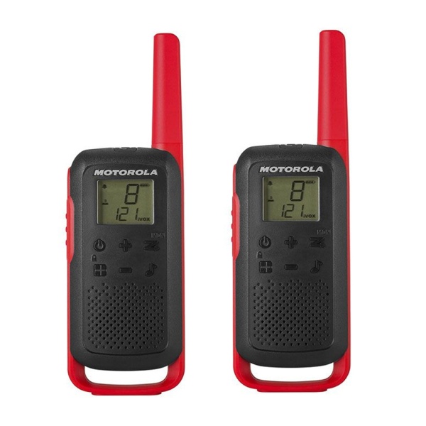 Statie radio PMR portabila Motorola TALKABOUT T62 RED set cu 2 buc PNI-MTAT62R