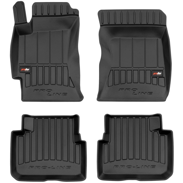 Set Covorase Auto Cauciuc Negro Subaru Forester 3 2008-2013 Pro Line Tip Tavita 3D 3D408562