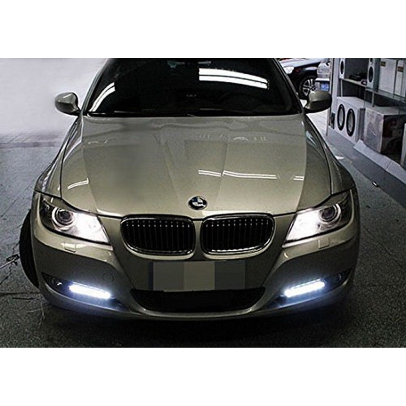 Set Of Headlamps Angel Eyes BMW E90 / E91 2005-2008 Black – Urban Racing