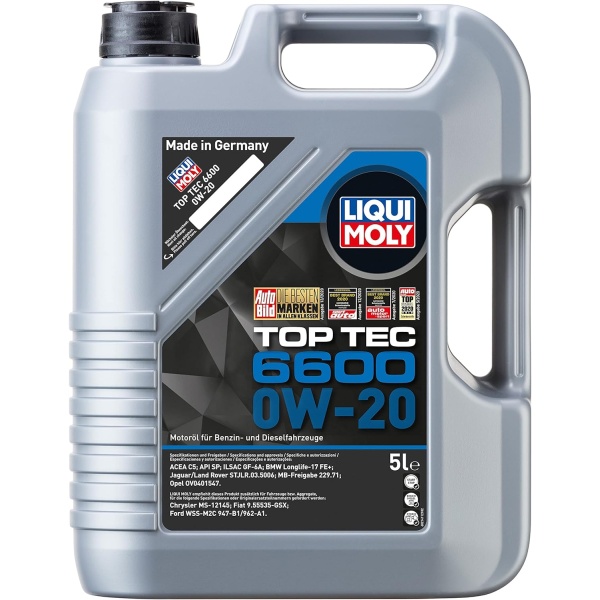 Ulei Motor Liqui Moly Top Tec 6600 0W-20 5L 21411