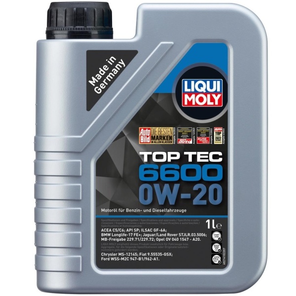 Ulei Motor Liqui Moly Top Tec 6610 0W-20 1L 21660